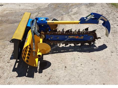 skid steer trencher price|used skid steer trencher.